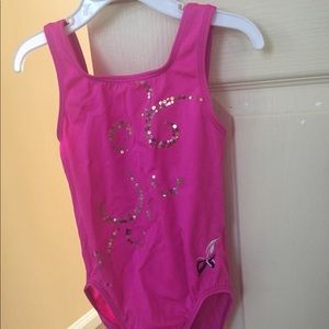 GK Pink Sparkle Gymnastics Leotard